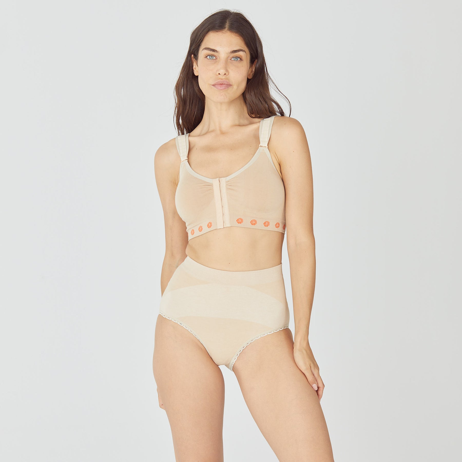 Peony Hook & Eye | Post Surgery Bra