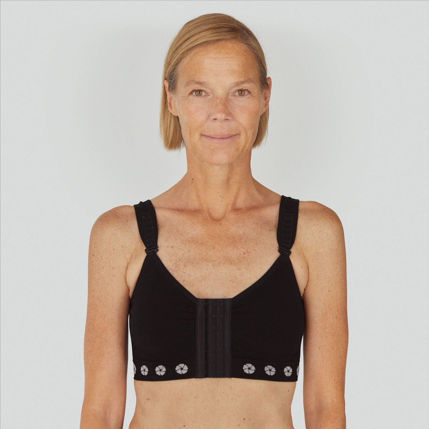 Peony Hook & Eye | Front Fastening Mastectomy Bra