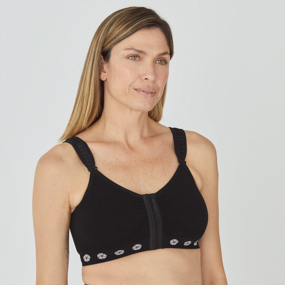 Hook and sale eye sports bra